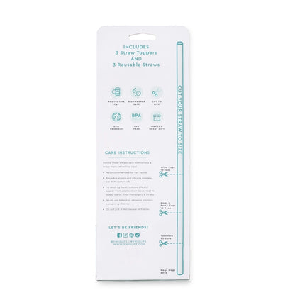 Sports Themed Straw Topper Set