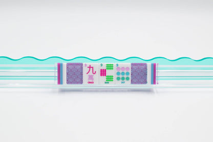 Crystal Confetti Purple - Mahjong Tile Set with a Sprinkle of Color