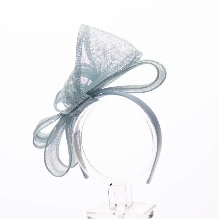 Sinamay Double Bow Fascinator