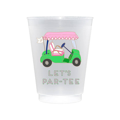 Preppy Golf Frost Flex Plastic Cups