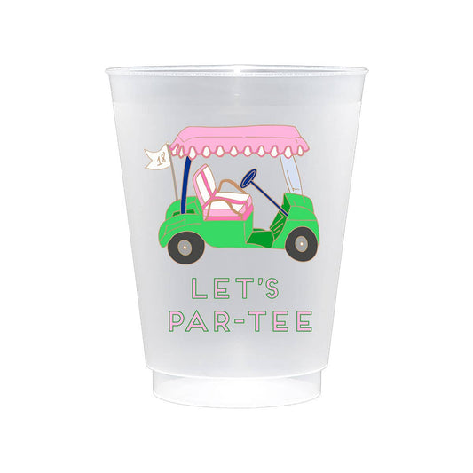 Preppy Golf Frost Flex Plastic Cups