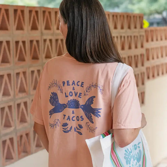 El Arroyo Taco Dove Crop T-Shirt