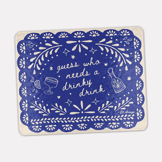El Arroyo Drinky Drink Mini Glass Cutting Board
