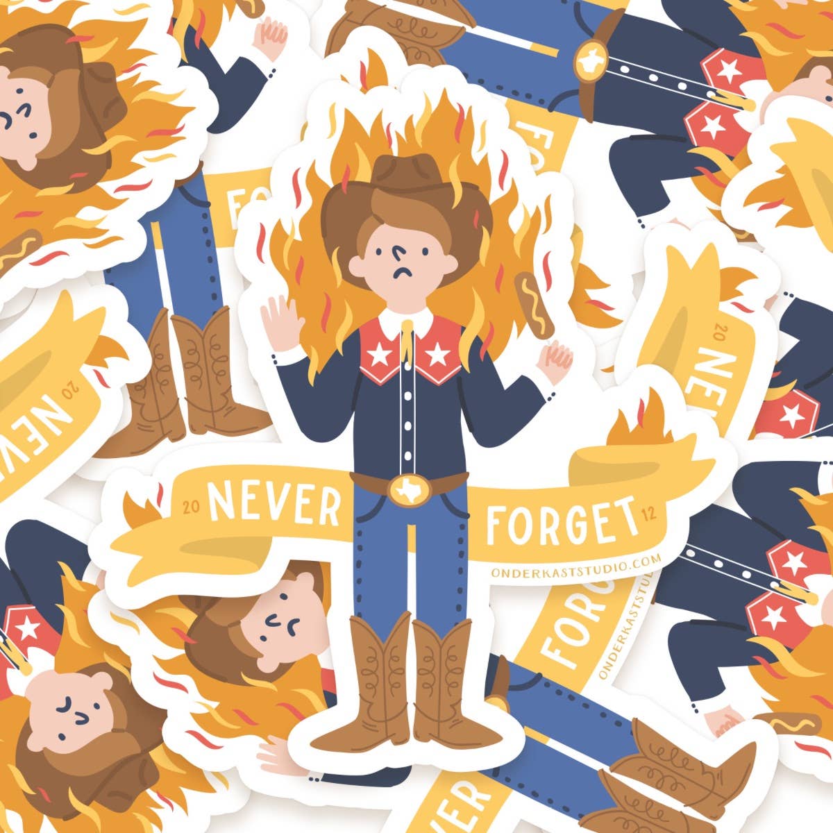 Never Forget Sticker