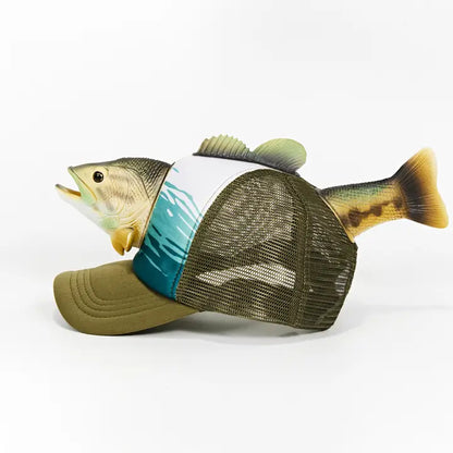 Largemouth Bass | Unisex Fishing Trucker Hat Mesh Cap
