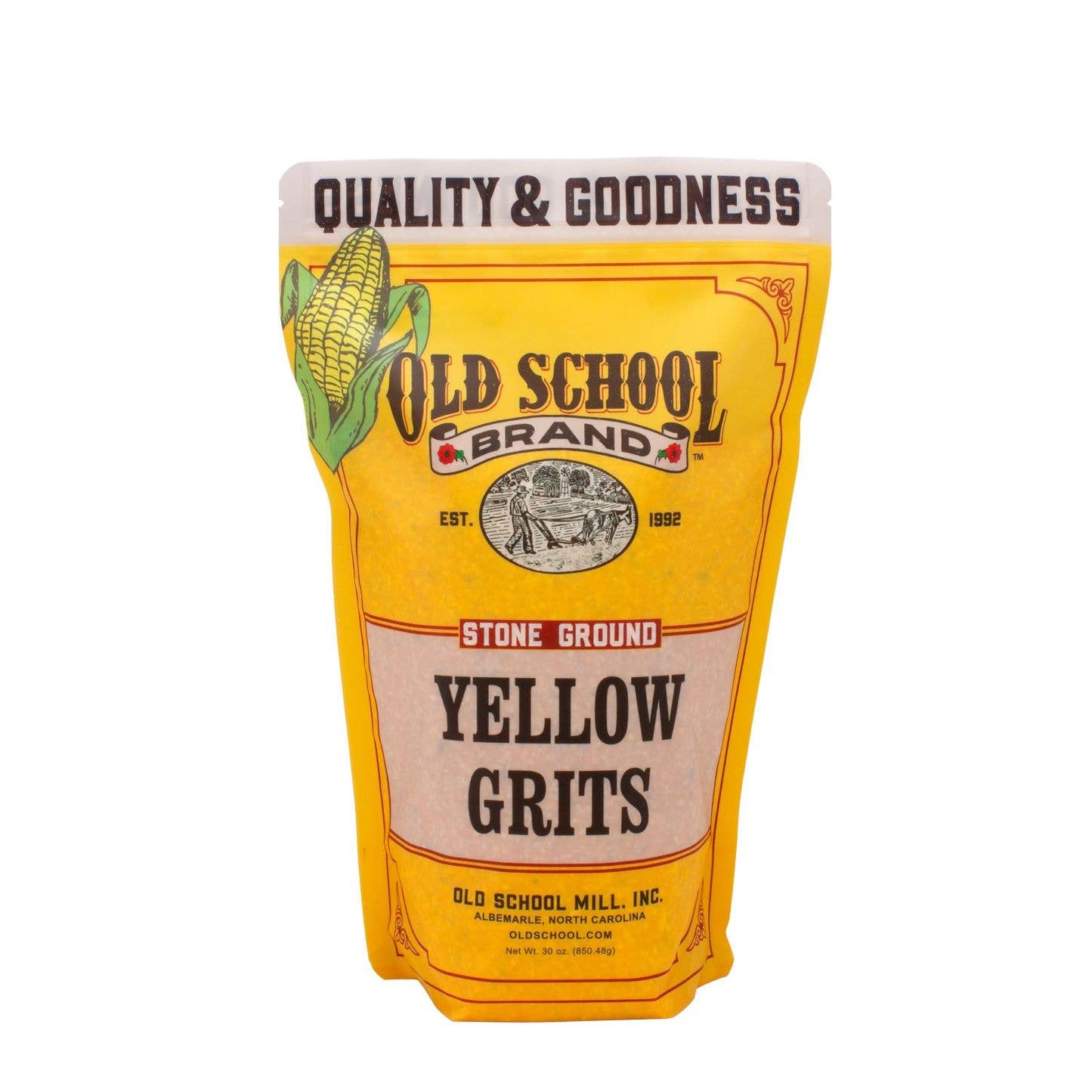 Old School Stone Ground Yellow Grits