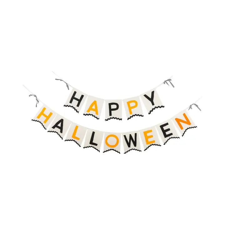 Happy Halloween Felt Banner