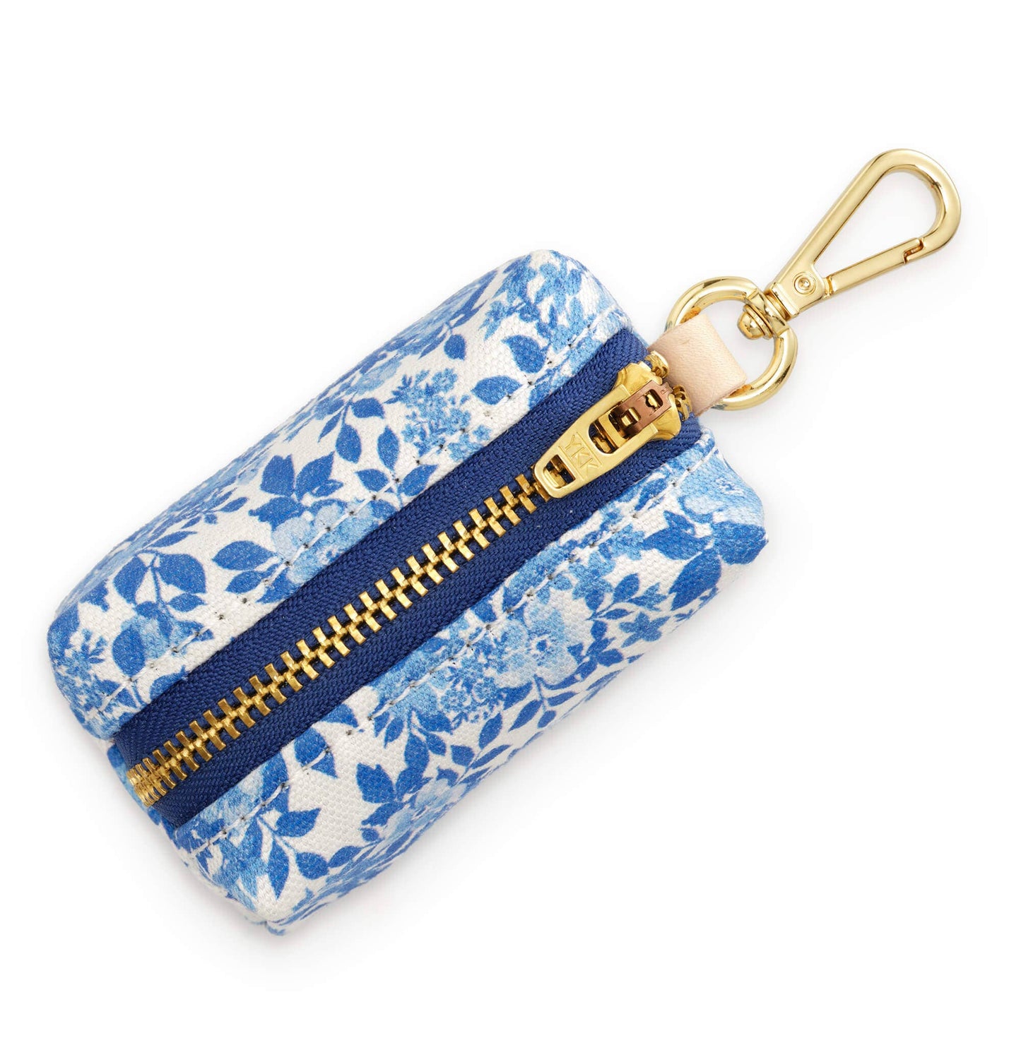 The Foggy Dog Blue Roses Spring Poop Bag Dispenser