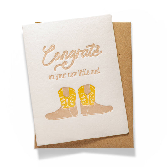Baby Boots Greeting Card