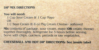 Southwest Taco Dip Mix