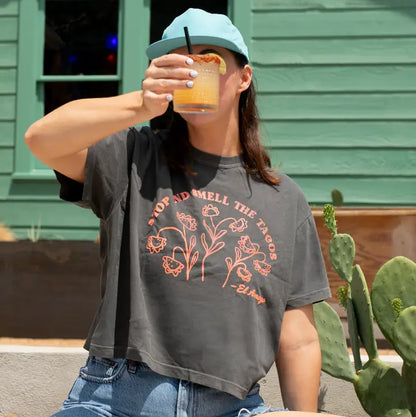 El Arroyo Smell the Tacos Crop T-Shirt