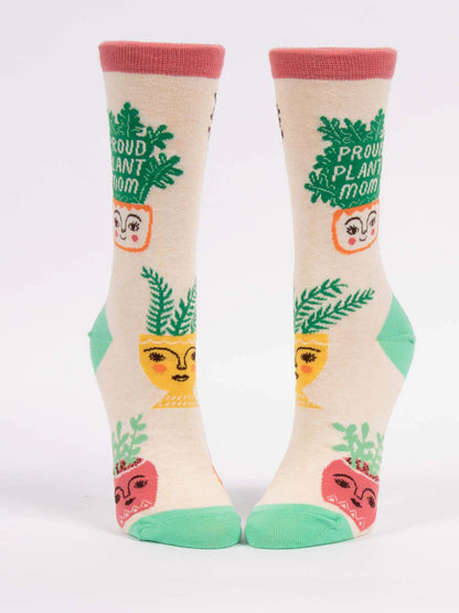 Proud Plant Mom Crew Socks