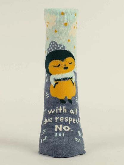 With All Due Respect, No - Ankle Socks