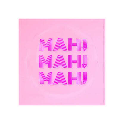 Mahj Mahj Mahj Pink Mahjong Catchall Dish