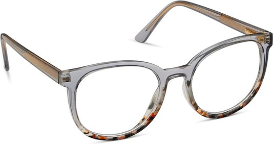 That's a Wrap Smoke Blue Light Reader Glasses by Peepers