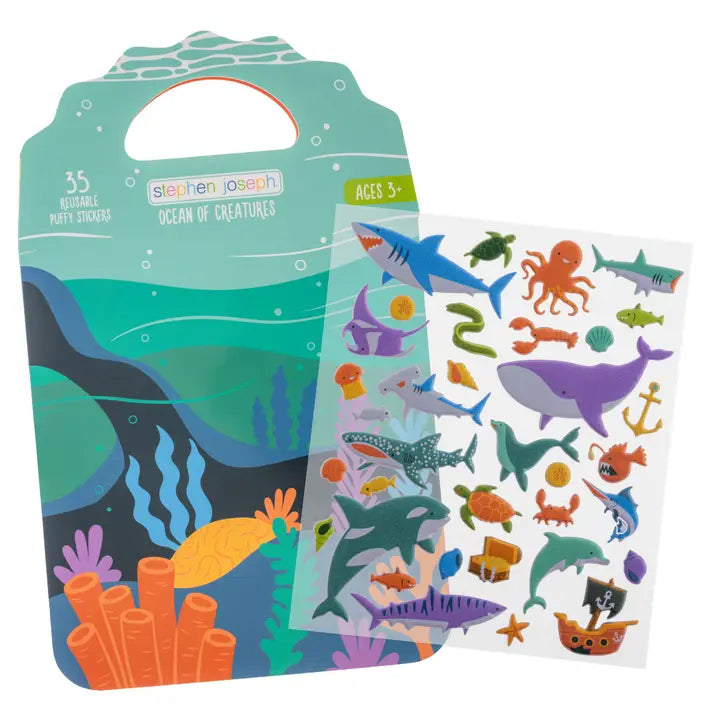 Ocean of Creatures Puffy Sticker Books