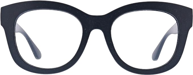 Black Center Stage Focus - Blue Light Reader Glasses by Peepers