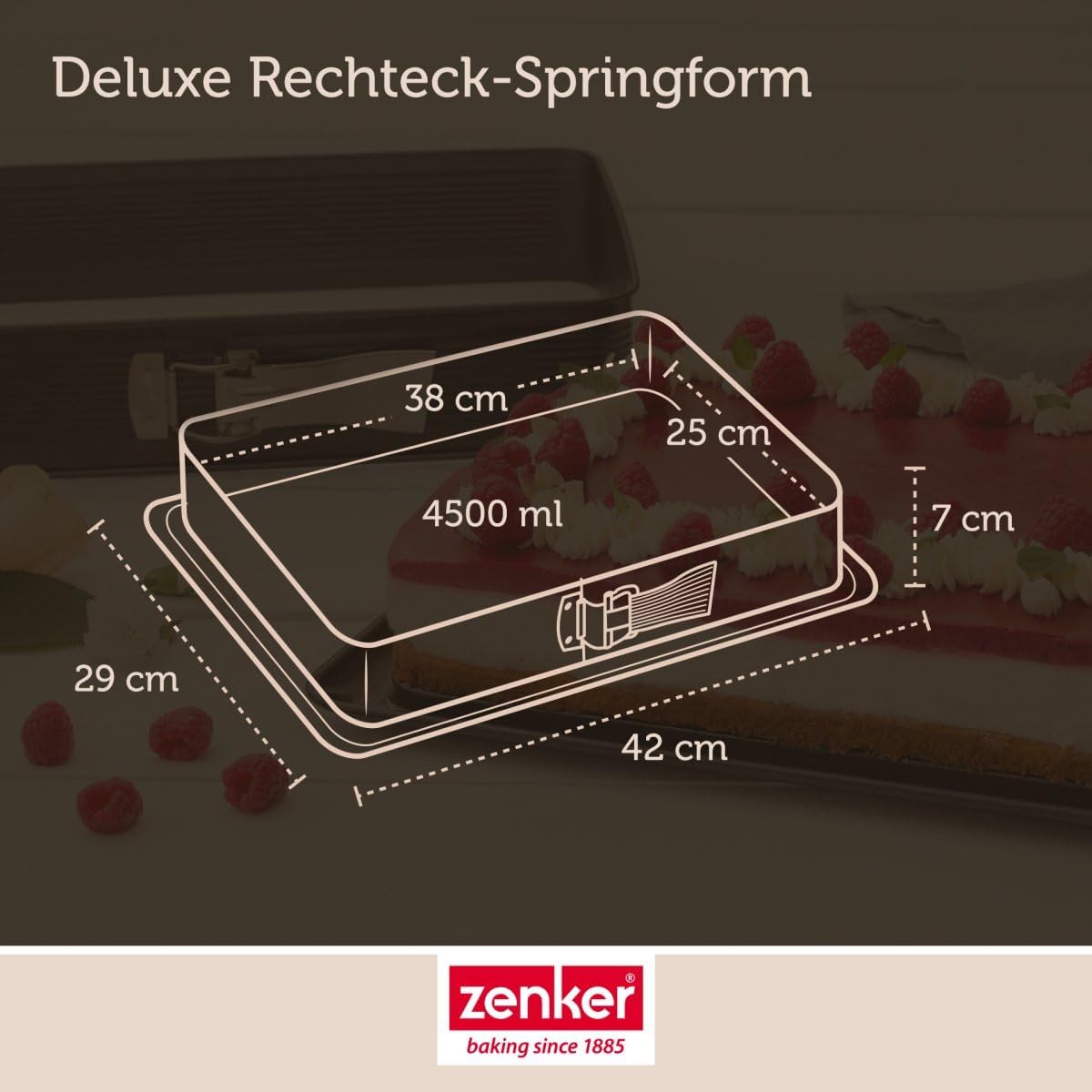 Zenker Deluxe Rectangular Springform Pan