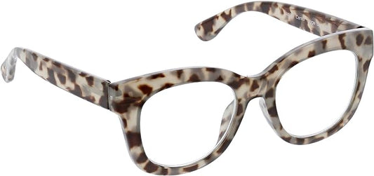 Gray Tortoise Clark Focus Blue Light Reader Glasses by Peepers