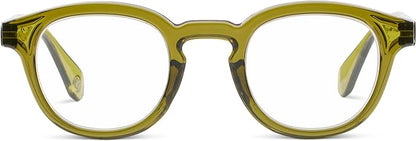 Asher Green Blue Light Reader Glasses by Peepers