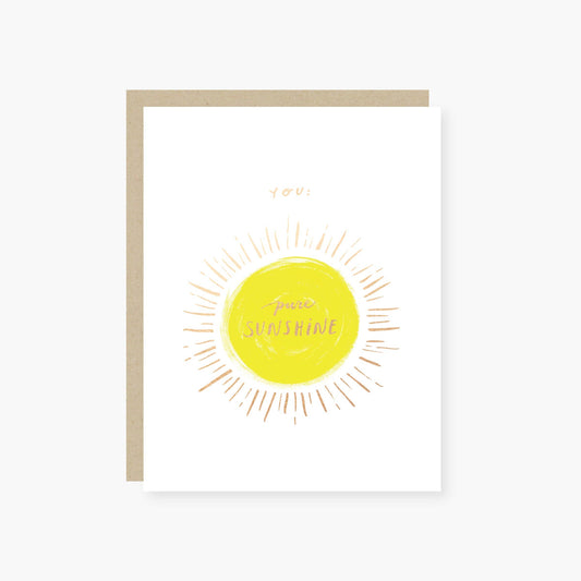 Pure Sunshine Friendship Card