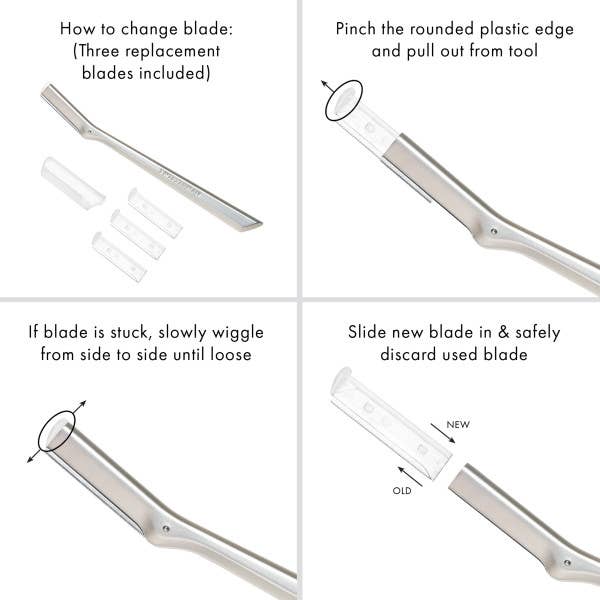 Tweezerman Stainless Facial Razor