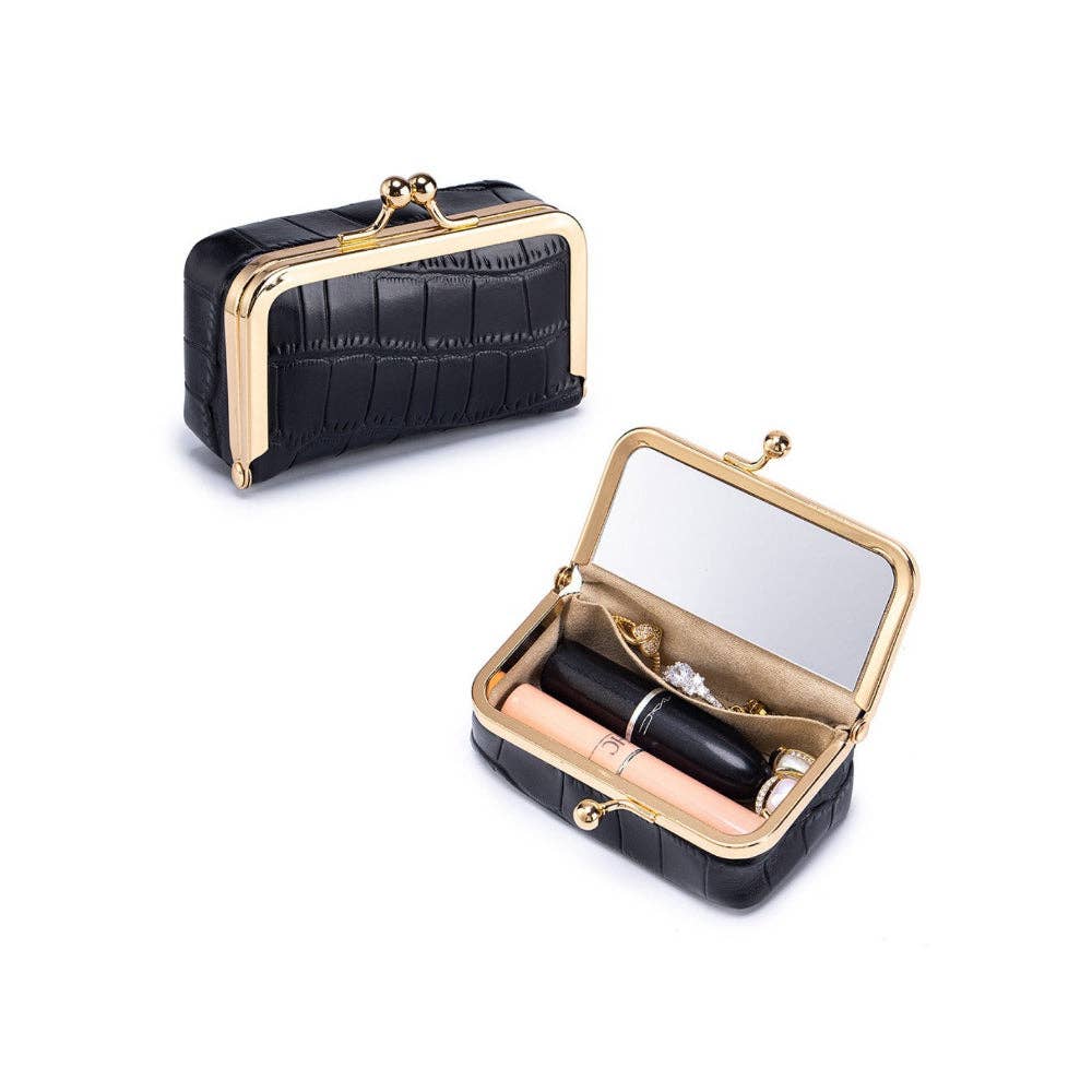 Leather Multifunctional Lipstick/Jewerly Case