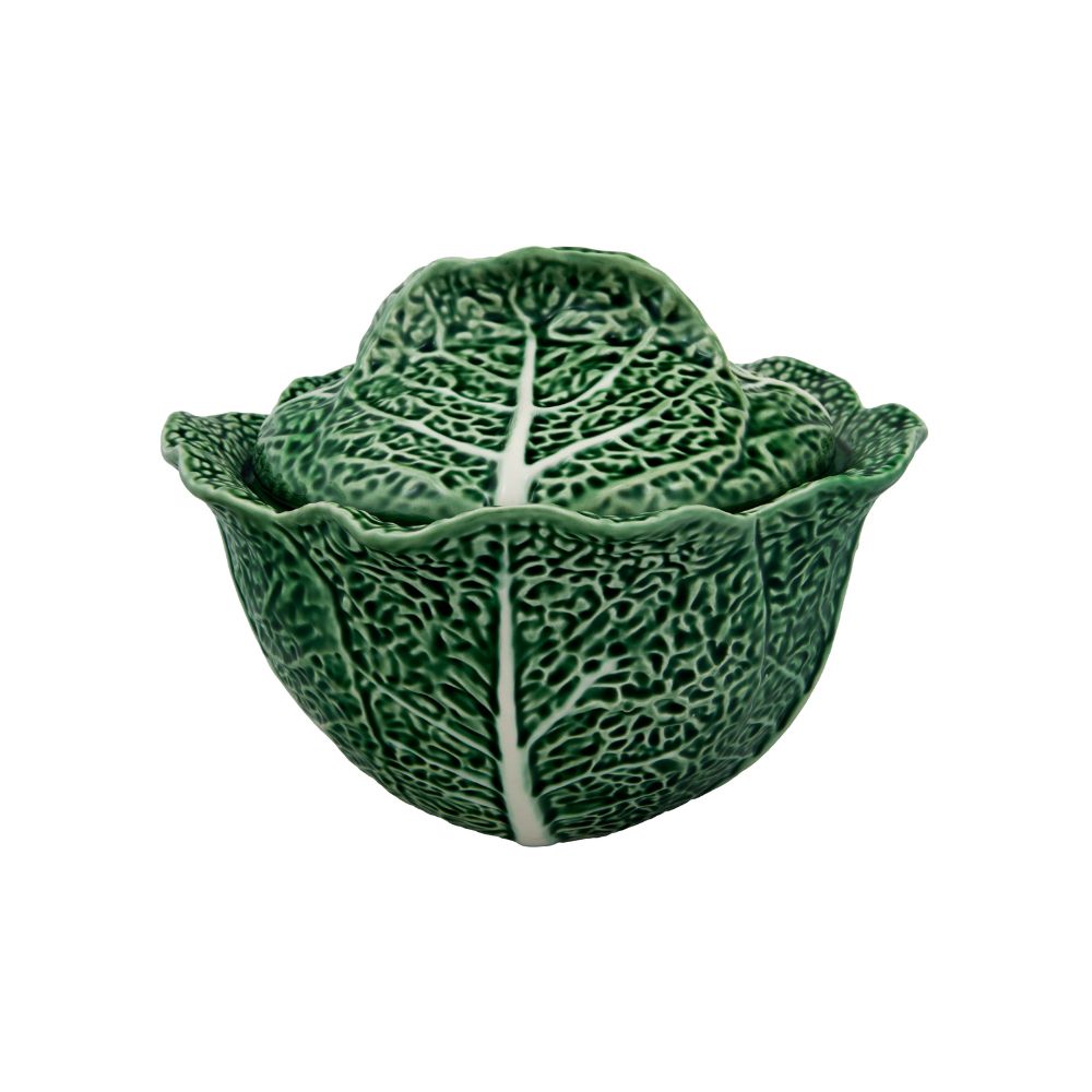 Cabbage Tureen by Bordallo Pinheiro - 108 Oz.