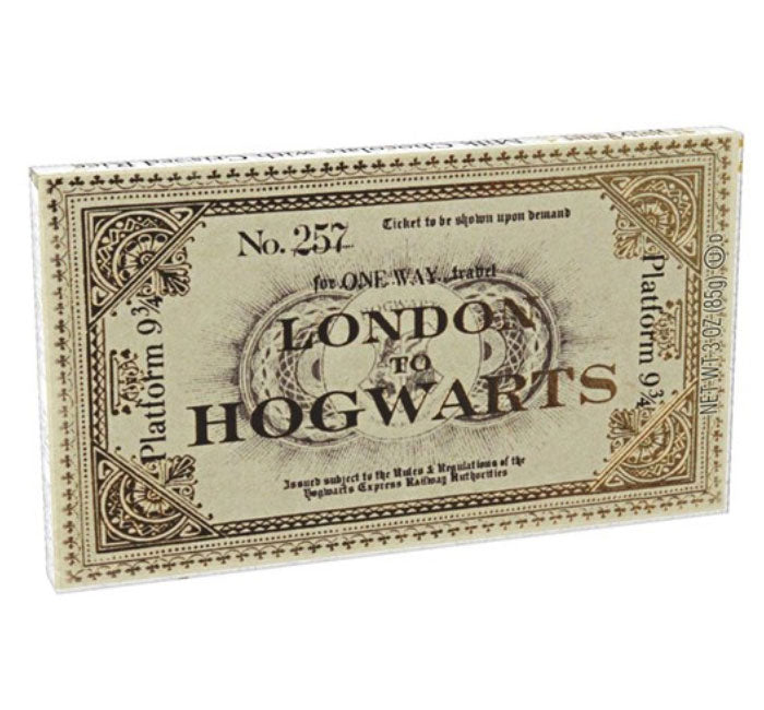 Harry Potter Platform 9 3/4 Ticket Crisp Rice Chocolate Bar