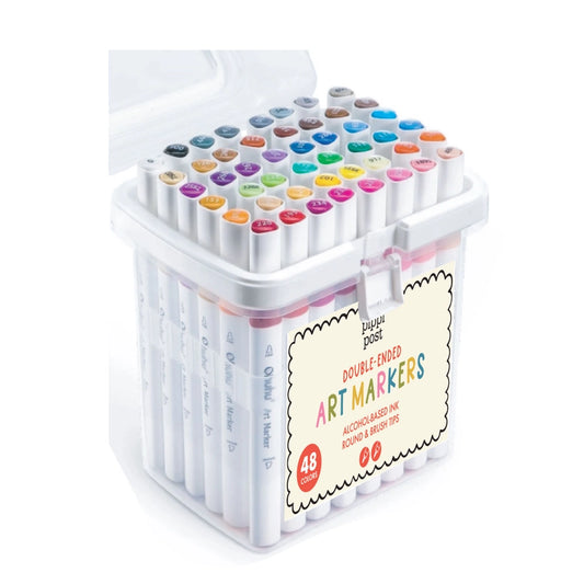 Pippi Post Dual Tip Art Marker Set