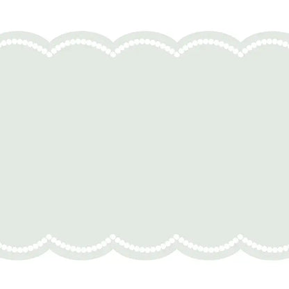 Paper Table Runner - Dotted Scalloped