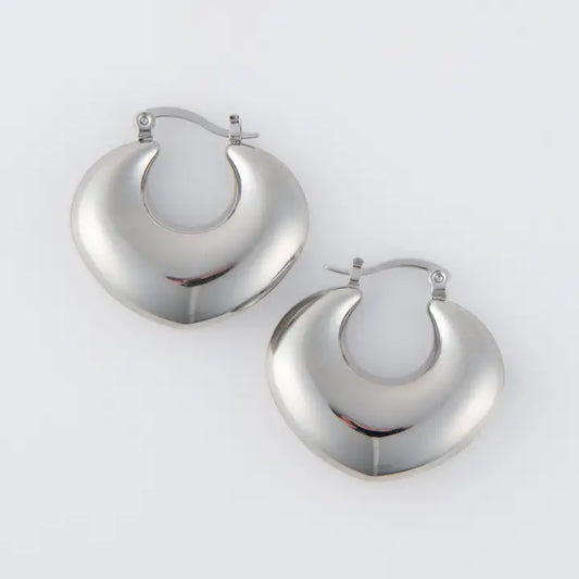 Waterproof Geo Hoop Earrings