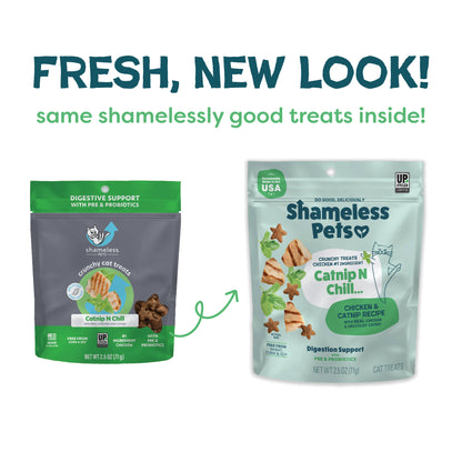 Catnip N Chill Crunchy Cat Treats - Chicken