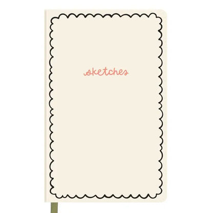 Pippi Post Sketches 5x8 Blank Sketchbook Journal