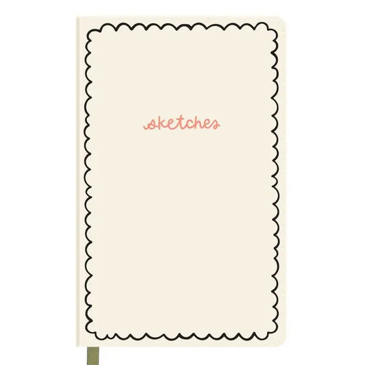 Pippi Post Sketches 5x8 Blank Sketchbook Journal