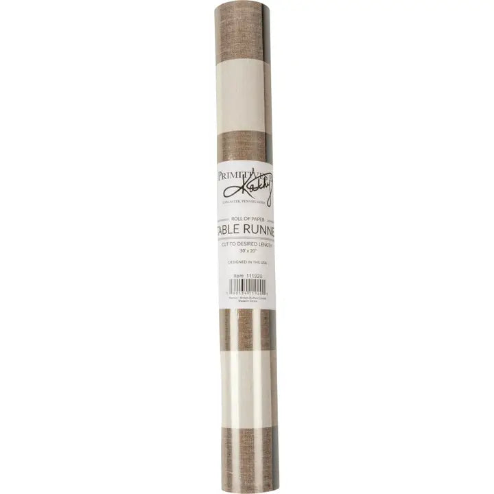 Brown Buffalo Check Paper Table Runner