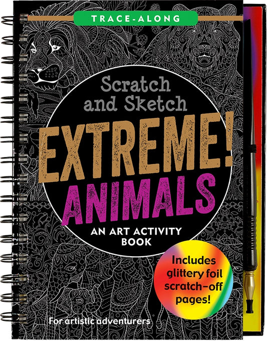 Peter Pauper Press Inc. Scratch & Sketch Extreme Animals