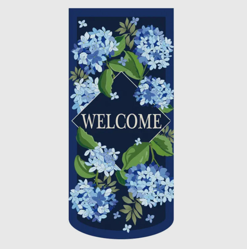 Hydrangea Welcome Estate Garden Flag