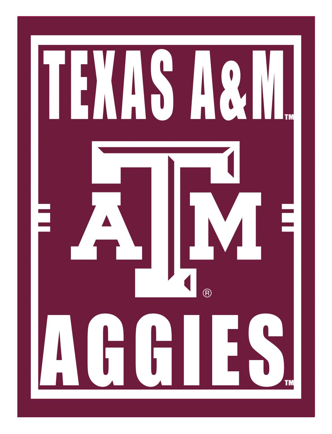Texas A&M Metal Wall Sign
