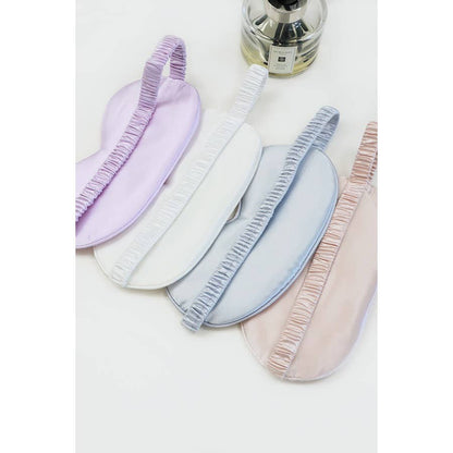 Solid Silk & Satin Eye Mask