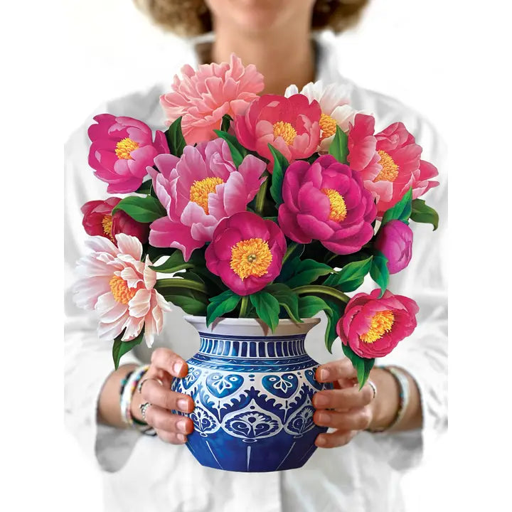 Peony Paradise Pop-up Card