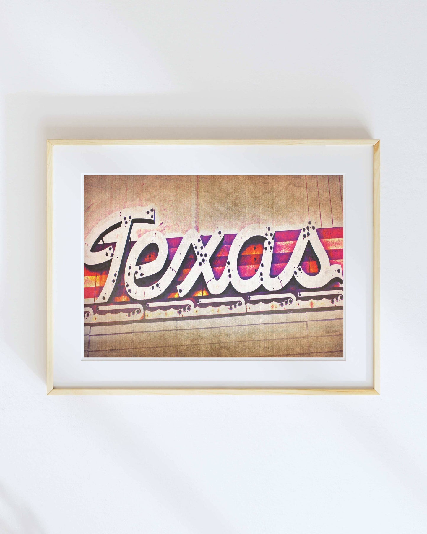 Lone Chimney Print - Texas