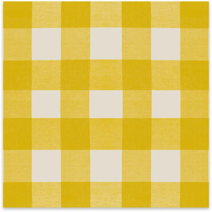 Dallas Gold Buffalo Check Paper Table Runner