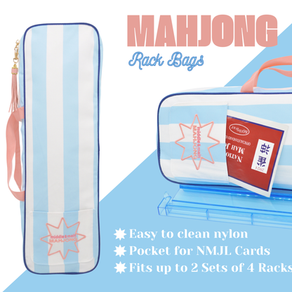 Mahjong Rack Bag - Poolside Blue