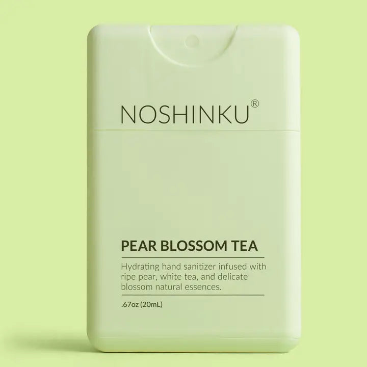 Noshinku Refillable Pear Blossom Tea Hydrating Pocket Hand Sanitizer