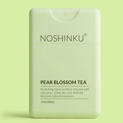 Noshinku Refillable Pear Blossom Tea Hydrating Pocket Hand Sanitizer