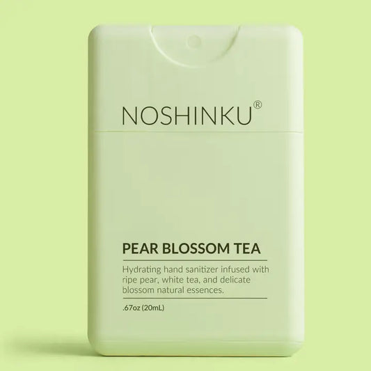 Noshinku Refillable Pear Blossom Tea Hydrating Pocket Hand Sanitizer