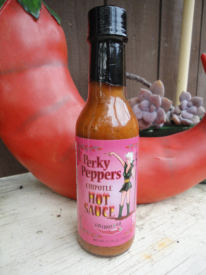 Perky Peppers Chipotle Hot Sauce