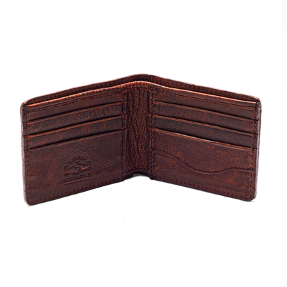 Leather Bifold Wallet - Whiskey