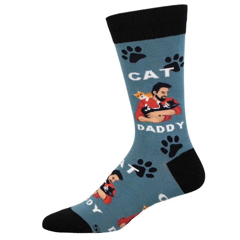 Cat Daddy Crew Socks
